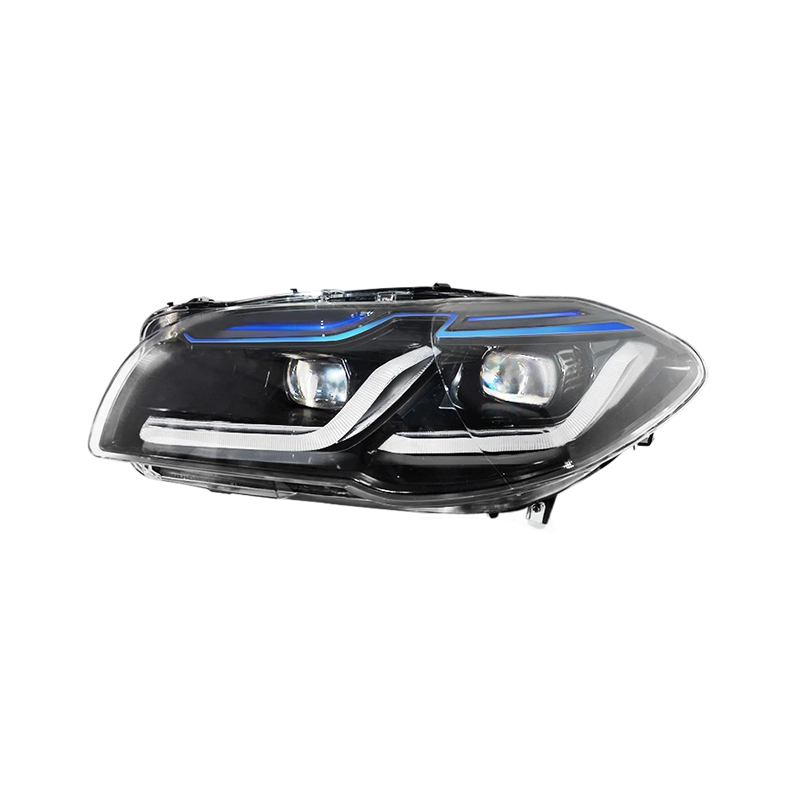 BMW Car Headlights BMW 5 Series F18 Modified To Double L