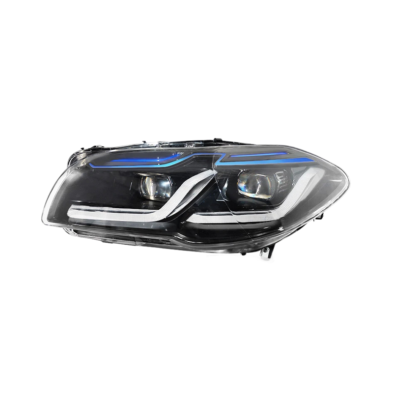 BMW Car Headlights BMW 5 Series F18 Modified To Double L